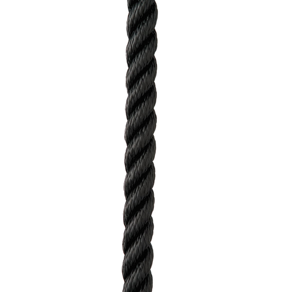 New England Ropes 1/2" Premium 3-Strand Dock Line - Black - 35 [C6054-16-00035]