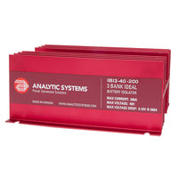 Analytic Systems 200A, 40V 3-Bank Ideal Battery Isolator [IBI3-40-200]