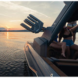 PTM Watersports ClampForce 3.0 Clamping Wake Board Rack - Pair - Grey [P13491-9010TEBGR]