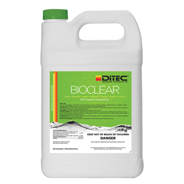 DiTEC Bioclear Disinfectant - Gallon [52-714M-4XO3]