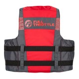 Full Throttle Adult Nylon Life Jacket - 4X/7X - Red/Black [112200-100-110-26]