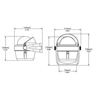 Ritchie B-51W Explorer Compass - Bracket Mount - White [B-51W]