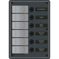 Blue Sea 8053 Slate Grey - 6 Position - Vertical [8053]