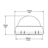 Ritchie XP-98W X-Port Tactician Compass - Surface Mount - White [XP-98W]