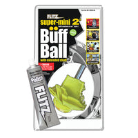 Flitz Buff Ball - Super Mini 2" - White w/1.76oz Tube Flitz Polish [SM 10250-50]