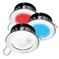 i2Systems Apeiron Pro A503 - 3W - Round -Cool White/Red/Blue - Round - Chrome Finish [A503-11AAG-HE]