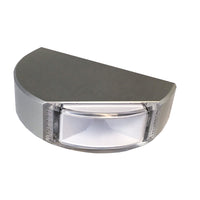 Lumitec Surface Mount Navigation Light - Classic Aluminum - Port Red [101577]