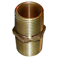 GROCO Bronze Pipe Nipple - 1" NPT [PN-1000]