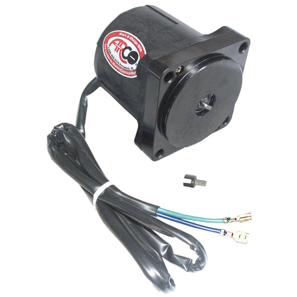 ARCO Marine Replacement Johnson/Evinrude Tilt Trim Motor - 2-Wire, 4 Bolt, Flat Blade Shaft [6241]