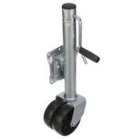 Attwood Fold-Up Trailer Jack - 1500 lb Capacity - Dual Wheel [11126-4]